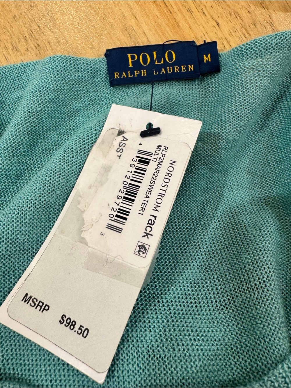 NWT Polo Ralph Lauren Woman’s Linen Boatneck Sweater Size M Preppy Old Money - Picture 4 of 7
